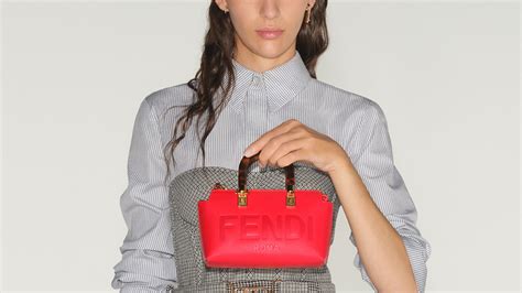 fendi by the way mini grey|fendi fabric mini bag.